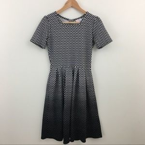 LuLaRoe | Amelia Black & White Dress